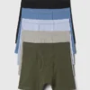 Boxers de algodón orgánico elástico para niños (paquete de 5)