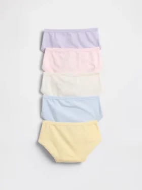 Braguitas de algodón orgánico elástico para niños pequeños de GAP × Disney (paquete de 5)