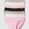 Braguitas tipo bikini de algodón orgánico elástico para niños (paquete de 7)