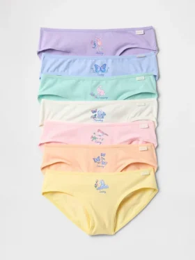 Braguitas tipo bikini para niños con los días de la semana (paquete de 7)