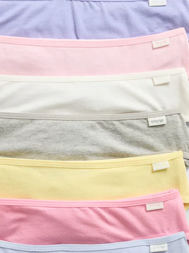 Braguitas tipo bikini para niños con los días de la semana (paquete de 7)