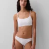 Bralette de algodón orgánico elástico