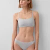 Bralette de algodón orgánico elástico