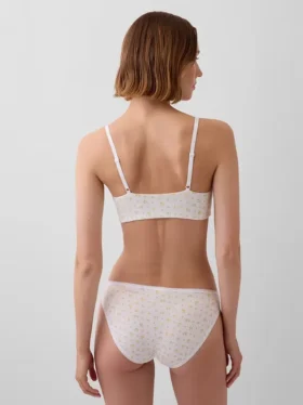 Bralette de algodón orgánico elástico