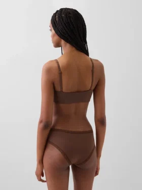 Bralette de algodón orgánico elástico
