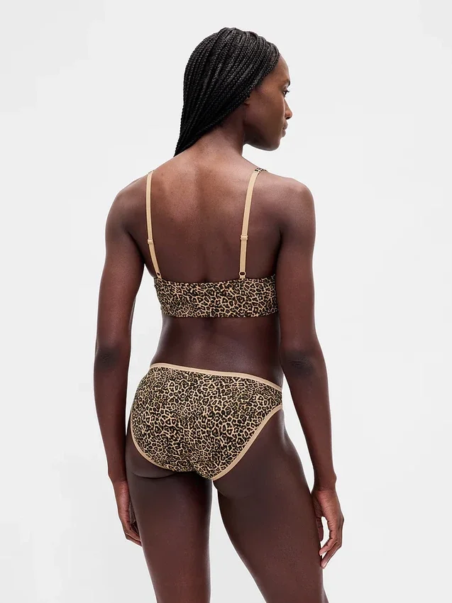 Bralette de algodón orgánico elástico