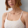 Bralette de algodón orgánico elástico