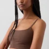 Bralette de algodón orgánico elástico