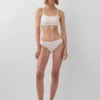 Bralette de algodón orgánico elástico