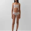 Bralette de algodón orgánico elástico