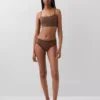 Bralette de algodón orgánico elástico