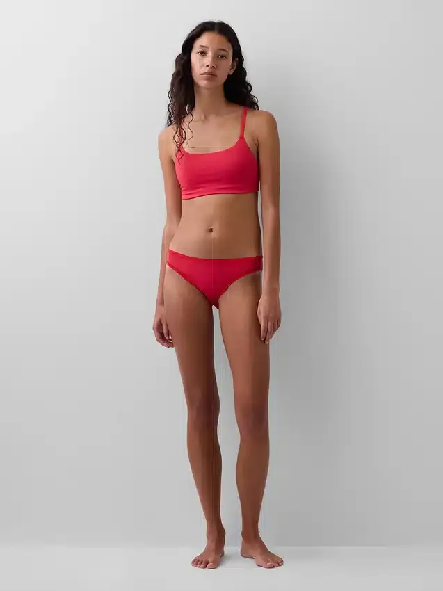 Bralette de algodón orgánico elástico