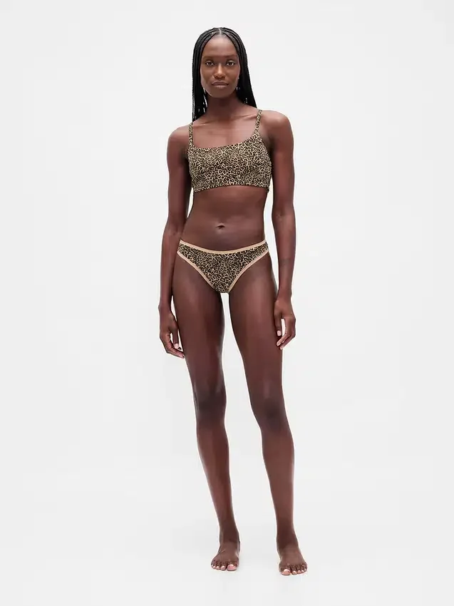 Bralette de algodón orgánico elástico