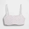 Bralette de algodón orgánico elástico