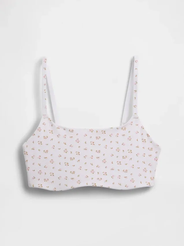 Bralette de algodón orgánico elástico