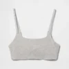 Bralette de algodón orgánico elástico