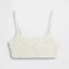 Bralette de algodón orgánico elástico