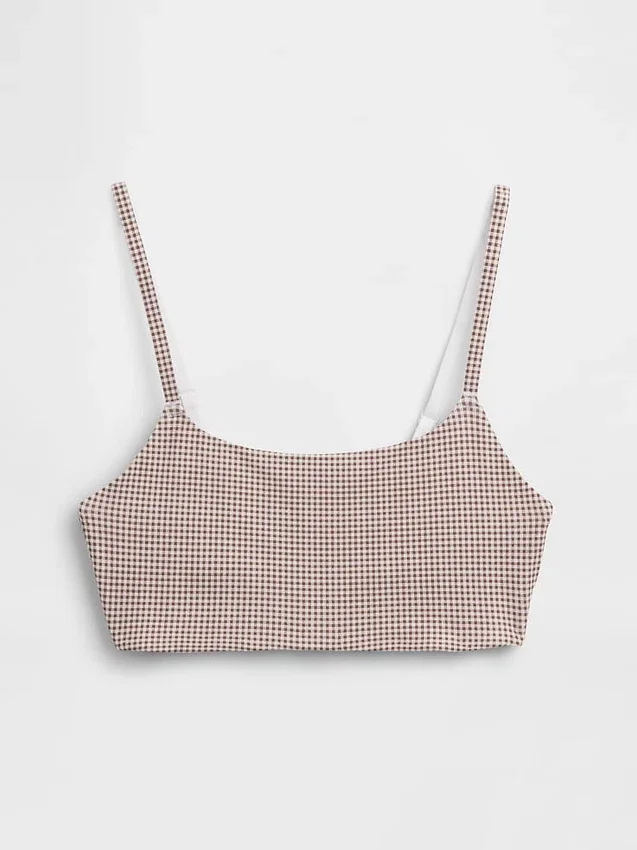 Bralette de algodón orgánico elástico
