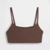 Bralette de algodón orgánico elástico