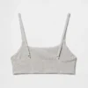 Bralette de algodón orgánico elástico