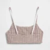 Bralette de algodón orgánico elástico