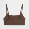 Bralette de algodón orgánico elástico