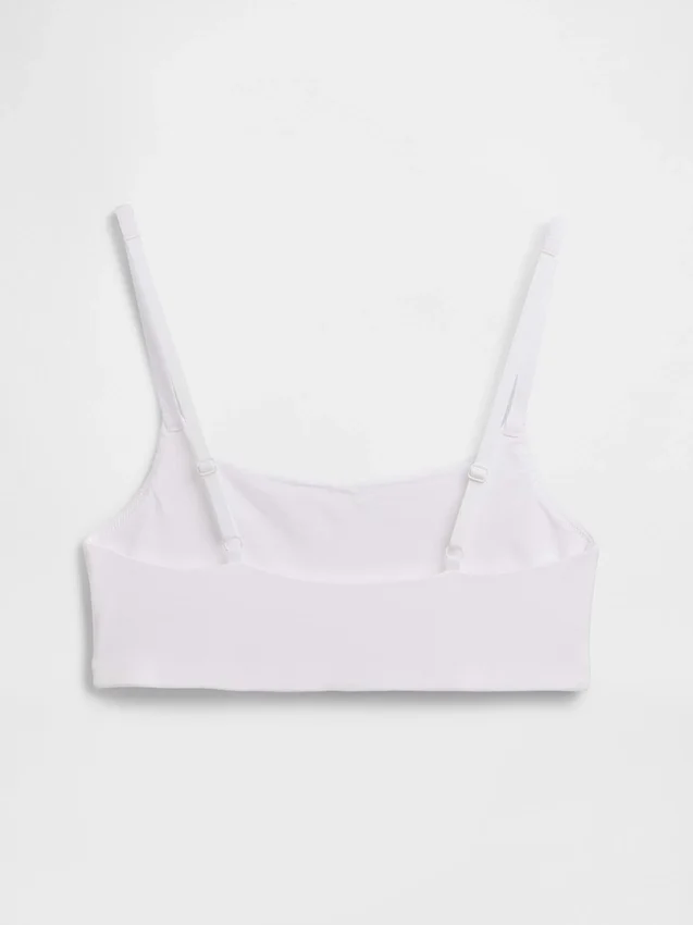 Bralette de algodón orgánico elástico