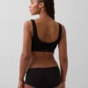 Bralette de algodón orgánico elástico con el Gap Logo