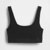 Bralette de algodón orgánico elástico con el Gap Logo