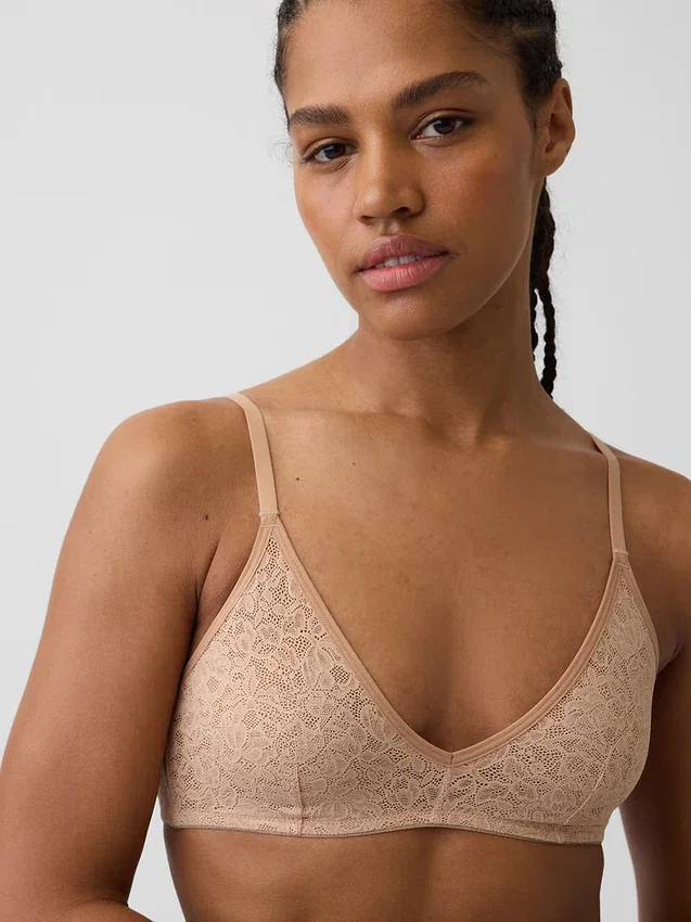 Bralette de encaje Madesoft con escote profundo