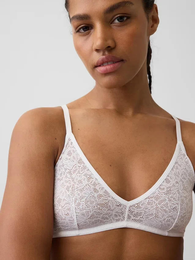 Bralette de encaje Madesoft con escote profundo