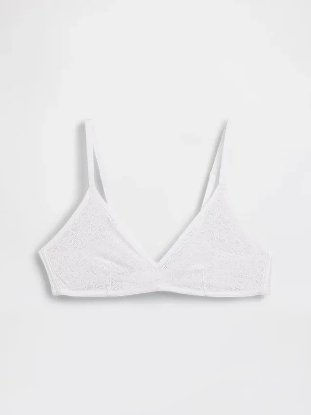 Bralette de encaje Madesoft con escote profundo