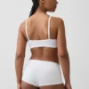 Bralette triangular sin costuras con tejido acanalado