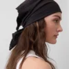 Bufanda tipo bandana con ojales, 100 % algodón