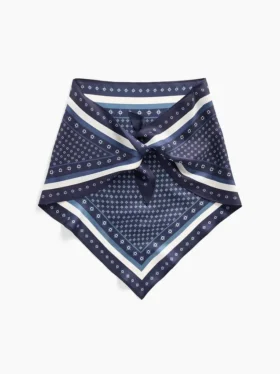 Bufanda triangular extragrande 100 % seda