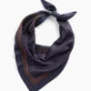 Bufanda triangular extragrande 100 % seda