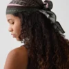Bufanda triangular extragrande 100 % seda