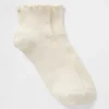 Calcetines acanalados con volantes
