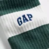 Calcetines cortos con logotipo y rayas de rugby