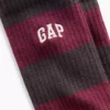 Calcetines cortos con logotipo y rayas de rugby