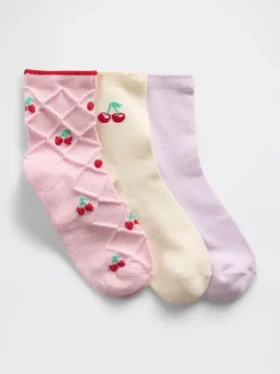 Calcetines cortos para niños (paquete de 3)