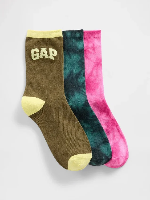 Calcetines cortos para niños (paquete de 3)