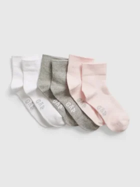 Calcetines cortos para niños (paquete de 3)