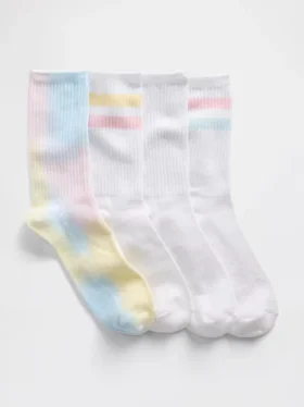Calcetines cortos para niños (paquete de 4)