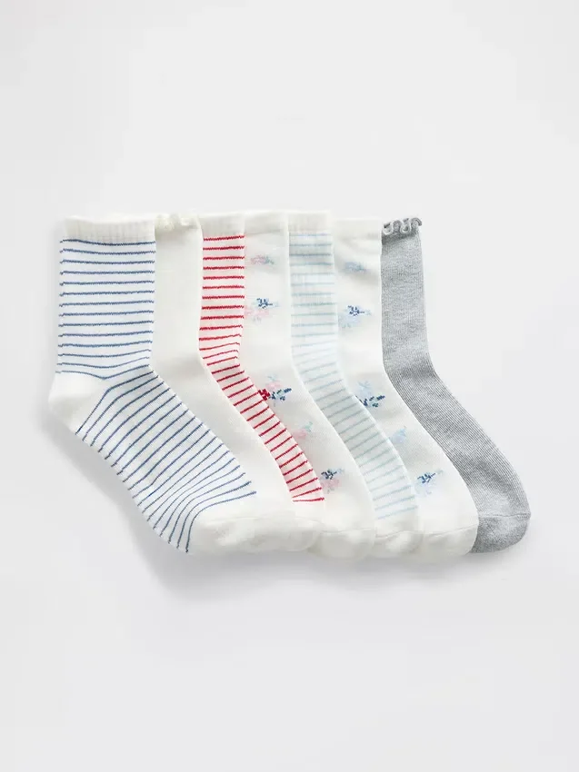 Calcetines cortos para niños (paquete de 7)