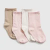 Calcetines cortos para niños pequeños (paquete de 4)