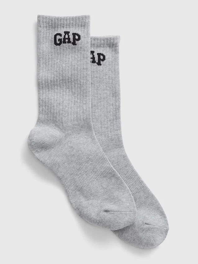 Calcetines de caña media con logotipo deportivo