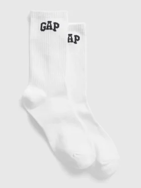 Calcetines de caña media con logotipo deportivo