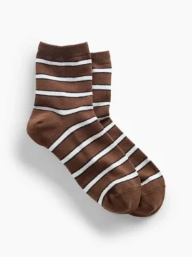Calcetines de medio tobillo a rayas