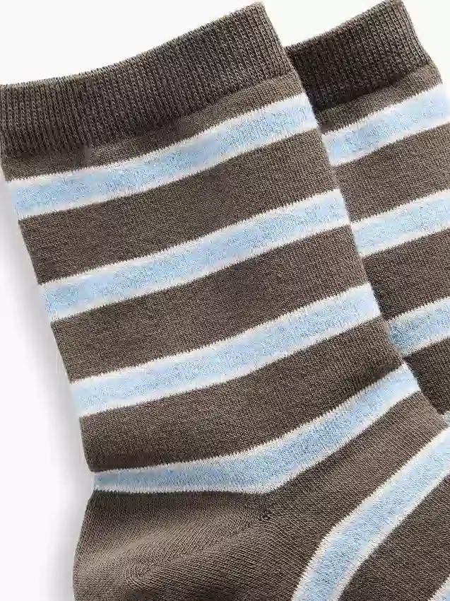 Calcetines de medio tobillo a rayas